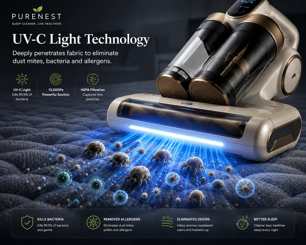 PURENEST™️ UV Mattress Vacuum